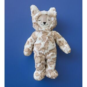 Slumberkins Lynx Kin Spotted Plush Self Expression Beige Leopard Cat Toy Slumber